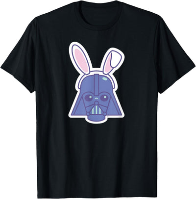 Bunny Ears Sticker-Style Easter T-Shirt