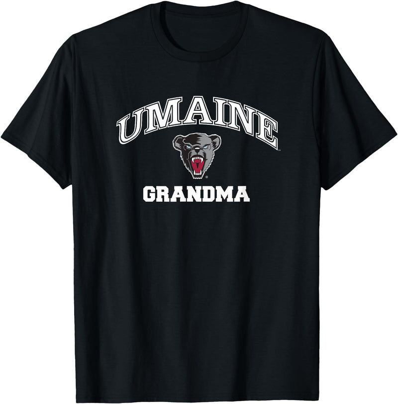 Campus Lab University of Maine Black Bears Grandma T-Shirt - Black