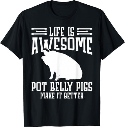 Pot Belly Pig Enrichment Toys Pig Food Lover T-Shirt