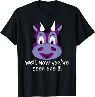 Funny Simple Halloween Costume Cow of a Purple Cow T-Shirt