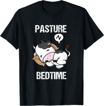 Farm Pajama Pasture Bedtime Cute Cow Pyjamas T-Shirt