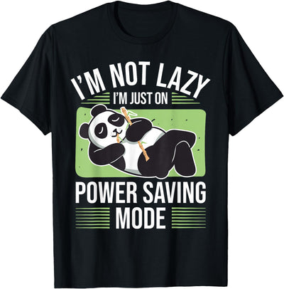 Panda Bear - Power Saving Mode - Panda T-Shirt