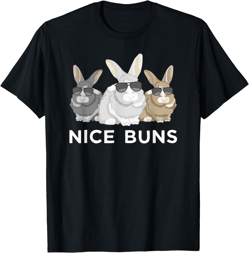 Cool Bunny Funny Nice Buns Rabbit Herd T-Shirt in Black