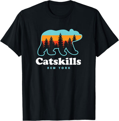 Catskills NY Bear Mountains Camping Hiking New York T-Shirt