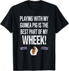 Guinea Pig Accessories and Shirts WHEEK! Funny Guinea Pig Tshirt | Guinea Pig Owner Gift T-Shirt - Black