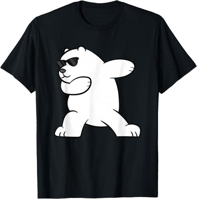 Arctic Polar Bear Tees And Gifts Ice Bear Dabbing Arctic Cute Dabbing Polar Bear T-Shirt