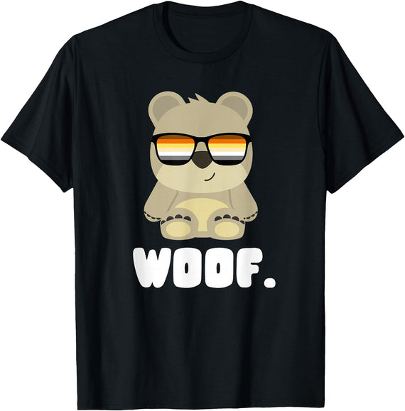 LGBT Bear Community Woof - CSD Bears Gay T-Shirt - Black