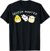 Funny anime designs Squish Hunter Cute Animals Pineapple Cow Lamb T-Shirt - Black