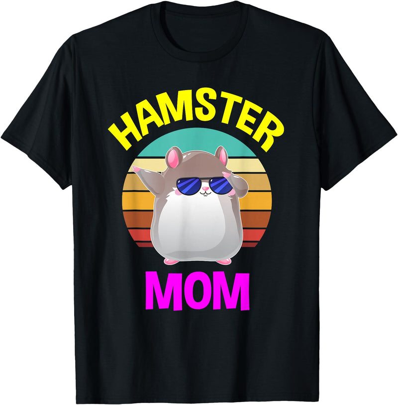 Hamster Mother Costume Lover Gifts Women Children T-Shirt - Black