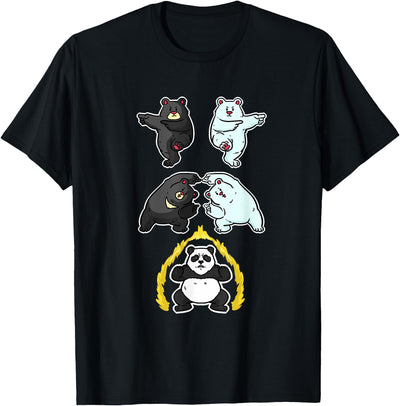 Panda Fusion Funny Panda Bear Lovers T-Shirt