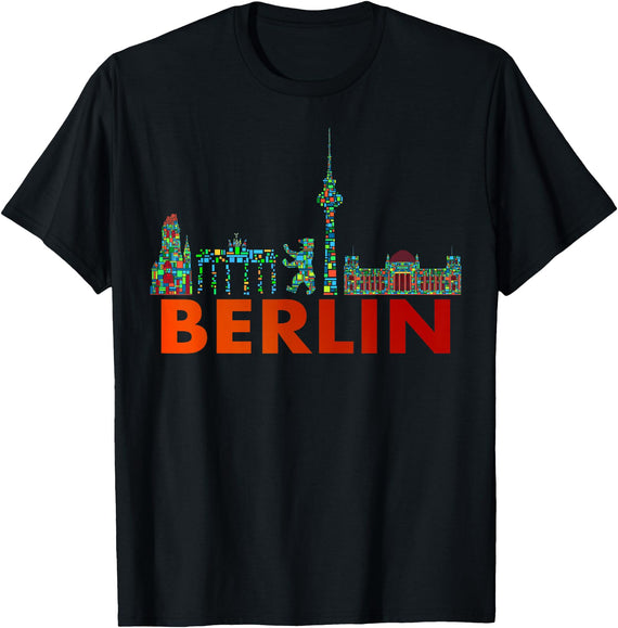 Berliner Bär Designs - Berlin Shop - Berlin Berlin Design - Berlin Bear - I Love Berlin T-Shirt - Black