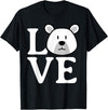 Polar Bear Design for Polar Bear Lovers LOVE Polar Bear Stuff Polar Bear Lover Stuff | Polar Bear T-Shirt - Black