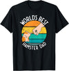 World's Best Hamster Dad Design T-Shirt - Black