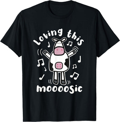 I Love Cows Loving This Moosic Music and Cow Lovers Festival T-Shirt