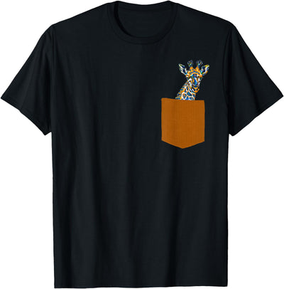 Giraffe Shirt - Giraffe in Pocket Shirt for Men, Women, Kids T-Shirt