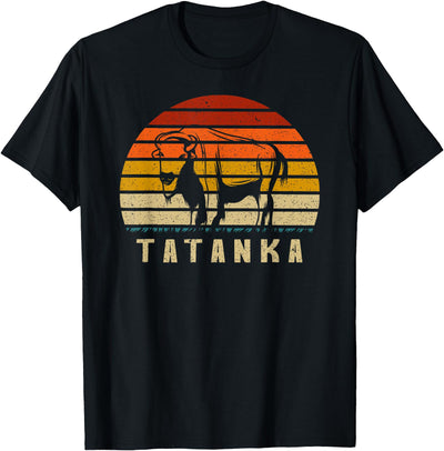 Cow Retro Vintage American Buffalo Tatanka Animal T-Shirt
