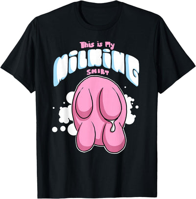 Funny Dairy Farmers Milking Cows Womens This Is My Milking T-Shirt
