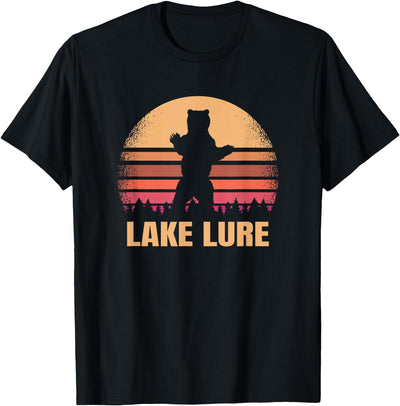 Lake Lure North Carolina Vintage Bear NC Distressed 80s T-Shirt