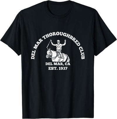NANKANDOIT Del Mar Racetrack Horse Racing Breeders Del Mar Horse Racing California Race Track Thoroughbred Club T-Shirt