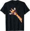 ÄGiräffeCo. Funny Giraffe Sunglasses T-Shirt - Black