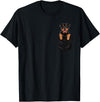 RottweilersBests Funny Rottweiler In Pocket Dog Mom Dad T-Shirt - Black