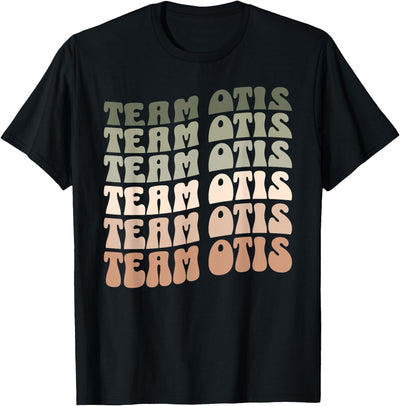 Team Otis Fat Bear Week Octobear Groovy Style Graphic 480 T-Shirt