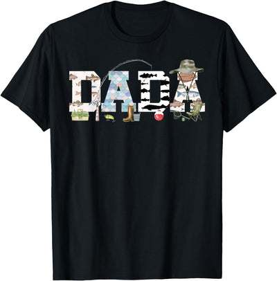 Dada 1st Birthday Fishing T-Shirt