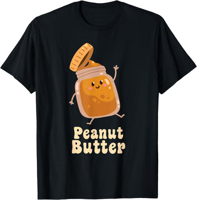 Peanut Butter & Jelly Matching His Her Clothing Co Peanut Butter & Jelly Matching Couple Halloween Best Friends T-Shirt