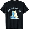 Relaxing Stress Free Designs Stay Calm Chill Out Polar Bear T-Shirt - Black