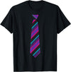 Magical and Funny Halloween Gifts Necktie Costume Halloween T-Shirt - Black