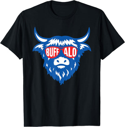 Cow Vintage Bison American Buffalo Women Boys Girls T-Shirt