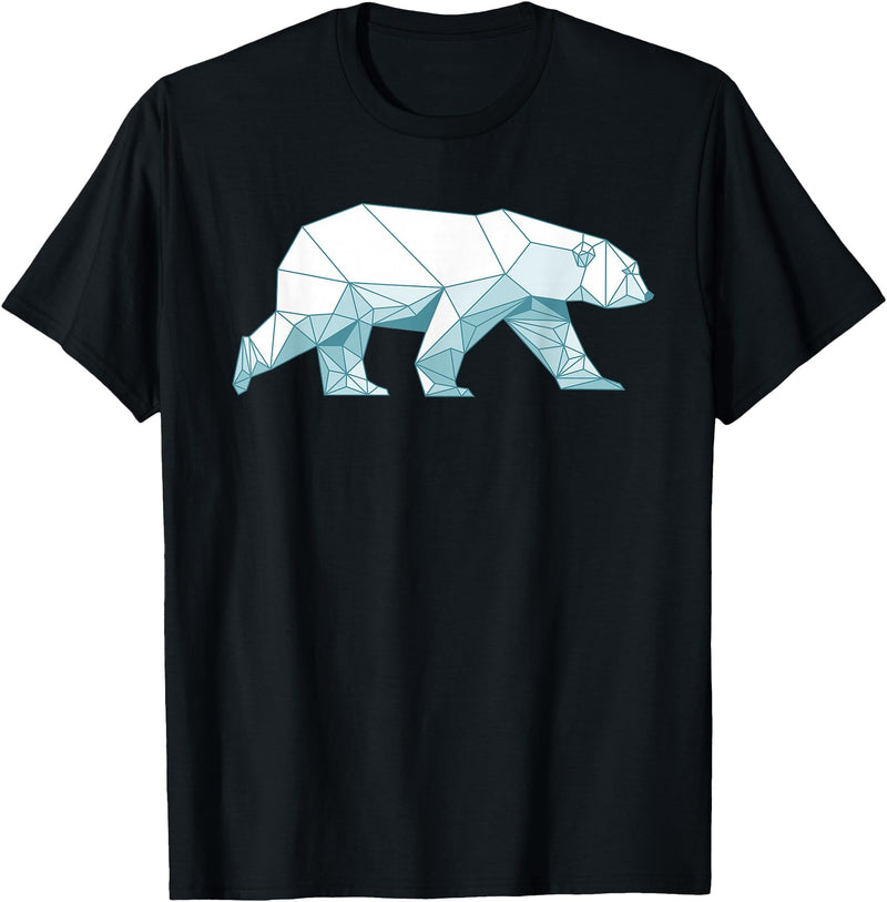 Polar Bear Gift Polar Bear Accessories & Stuff Cool Polar Bear Design For Men Women Arctic Polar Bear Lover T-Shirt - Black