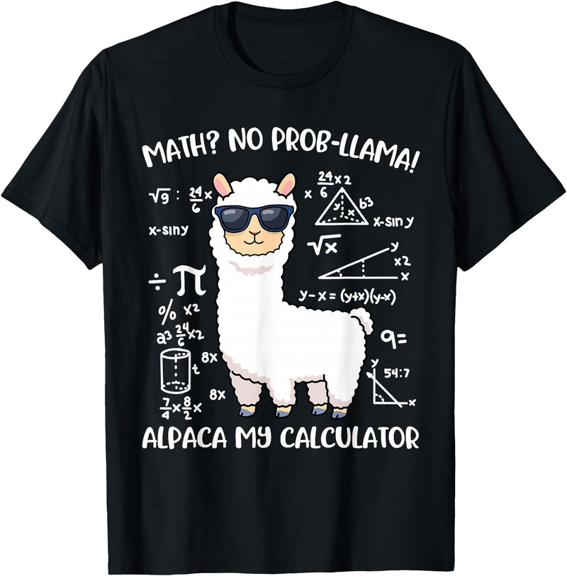 Math Llama Clothing Math Llama T-Shirt - Black
