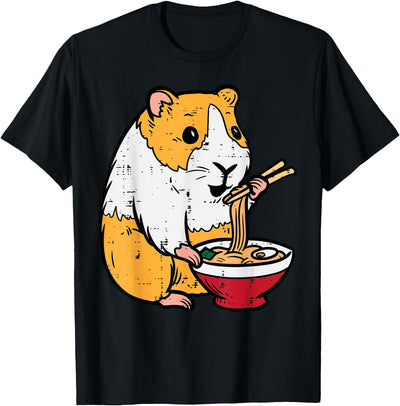 Guinea Pig Ramen Kawaii Cavy Anime Japanese Men Kids Women T-Shirt
