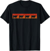 Triple G Mavs Vintage Retro Longhorn Shirt Cow Farm Animal Gift T-Shirt - Black