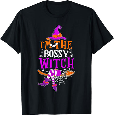 I'm The Bossy Witch Halloween I'm The Bossy Witch Funny Halloween Costume T-Shirt