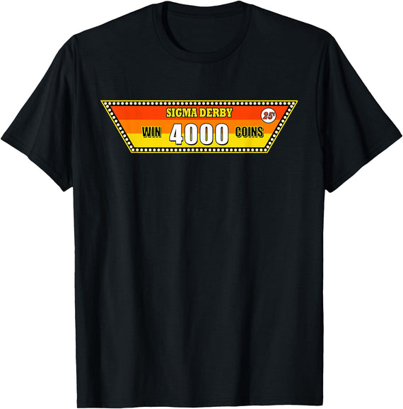 5star Designs Sigma Derby Horse Race Las Vegas T-Shirt T-Shirt - Black
