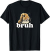Kids Boys Girls Bruh Mini Holland Lop Bunny Rabbit Lover Hoodie in Black