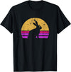 Rabbit Bunny Hare in Sunset for Women Girls T-Shirt in Black