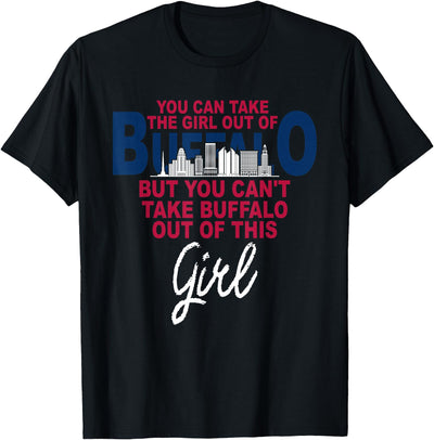 Cow Funny Buffalo Girl Relocation From Buffalo T-Shirt