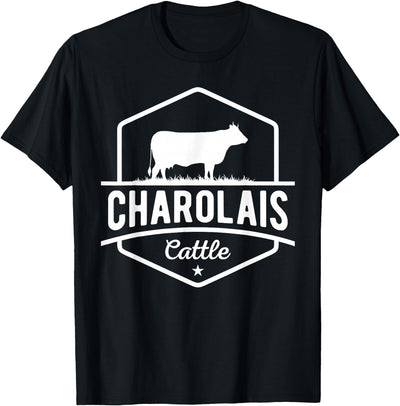 Charolais Cattle Cow Farmer T-Shirt