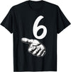 67 Meme Halloween Matching Costume BPD Number 6 Matching Duo 67 Meme Gen Alpha Slang Halloween T-Shirt - Black