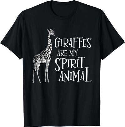 Giraffes Are My Spirit Animal - Zoo Lover Animal Wildlife T-Shirt