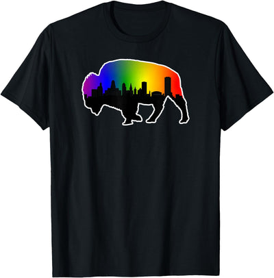 Cow Pride of Buffalo Ny Gay Pride Lgbtq T-Shirt