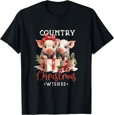 Christmas Pig Merry Pigmas Pig Lover T-Shirt