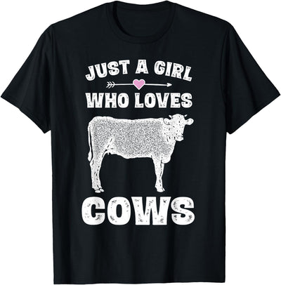 Gifts Teen Girls Cows Lover T-Shirt