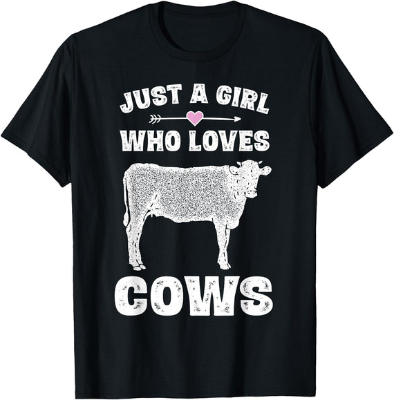 Cow Shirts by Memme Funny Cow Saying Shirt Gifts Teen Girls Cows Lover Shirts T-Shirt - Black