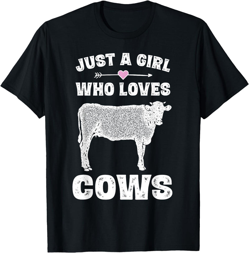 Cow Shirts by Memme Funny Cow Saying Shirt Gifts Teen Girls Cows Lover Shirts T-Shirt - Black