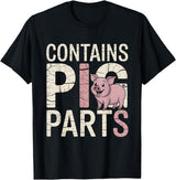 pig valve replacement recovery Brave Pig Valve Surgery Survivor Funny Heart Gift T-Shirt - Black