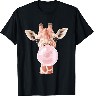 Cute Giraffe Bubble T-Shirt